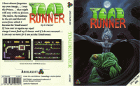 Toad Runner ZX Spectrum  box art